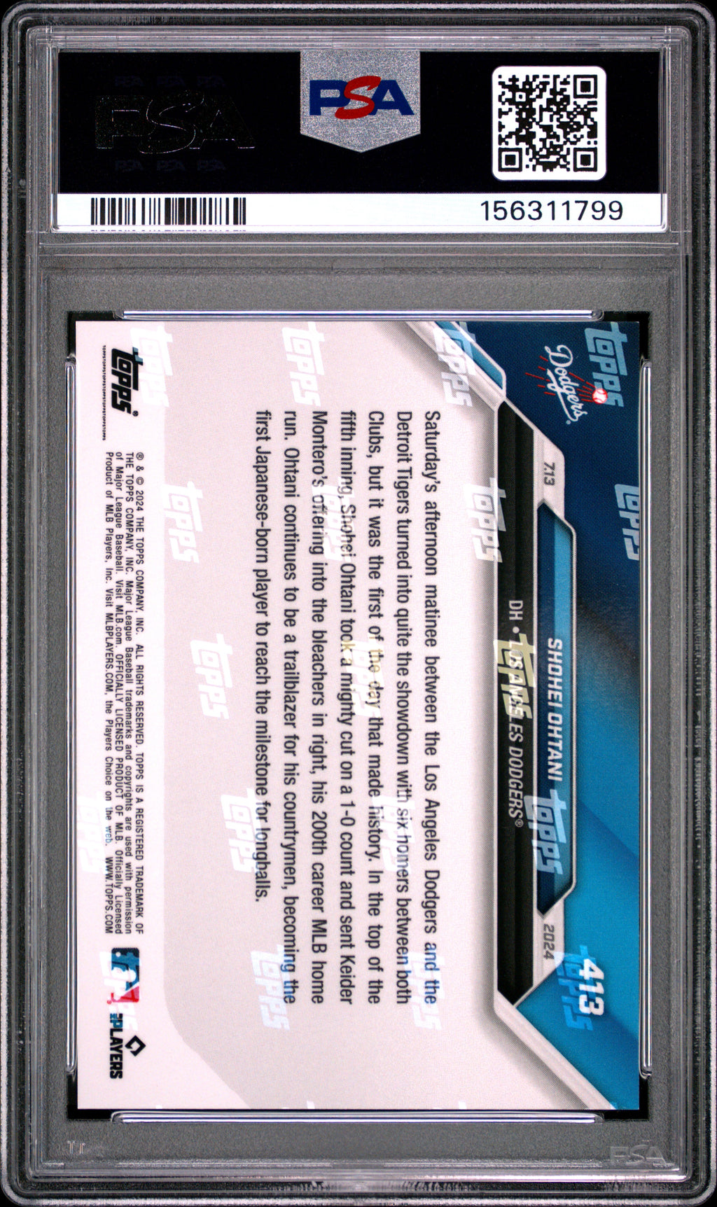 2024 TOPPS NOW #413 SHOHEI OHTANI