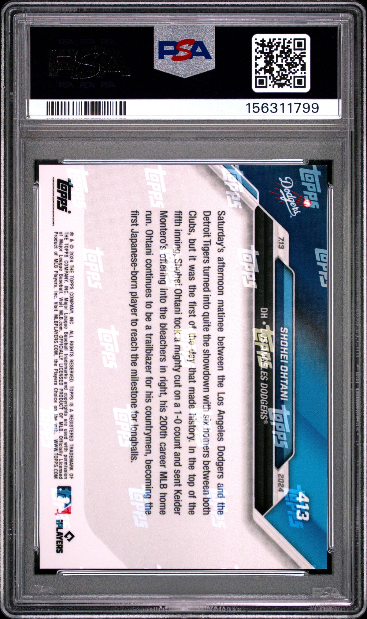 2024 TOPPS NOW #413 SHOHEI OHTANI