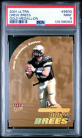 2001 ULTRA #260G DREW BREES GOLD MEDALLION -ROOKIE - /100